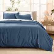 Organic Cotton Sateen Duvet Cover Set - Bare Home