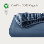 Organic Cotton Sateen Fitted Sheet - Bare Home