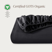 Organic Cotton Sateen Fitted Sheet - Bare Home