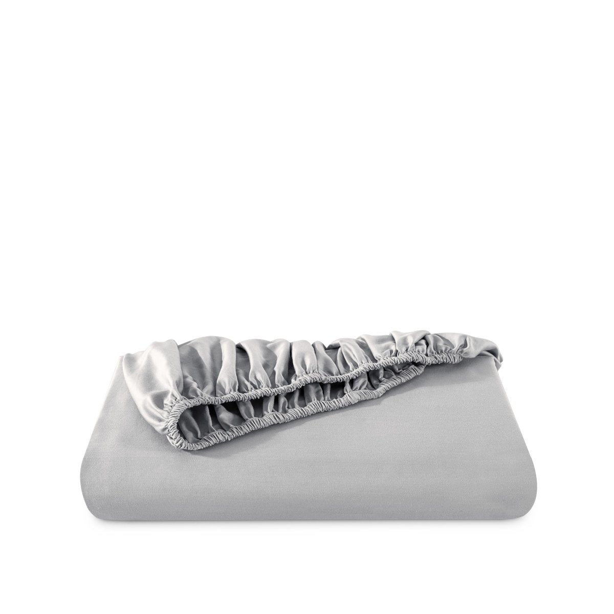 Organic Cotton Sateen Fitted Sheet - Bare Home