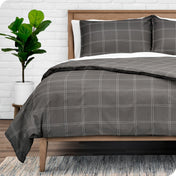 Microfiber Duvet Cover & Sham Set - Prints - Bare Home