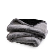 Faux Fur blanket folded loosely