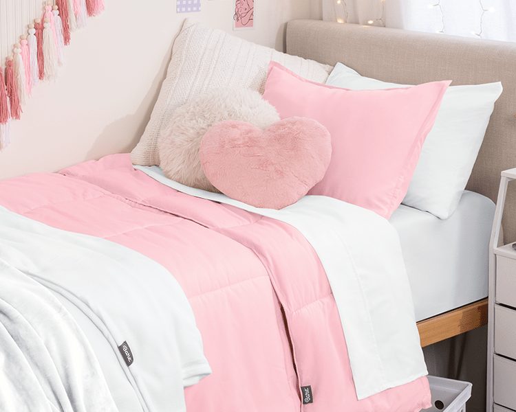 Comforter vs. Duvet Cover for a Twin XL Dorm Bed - Bare Home