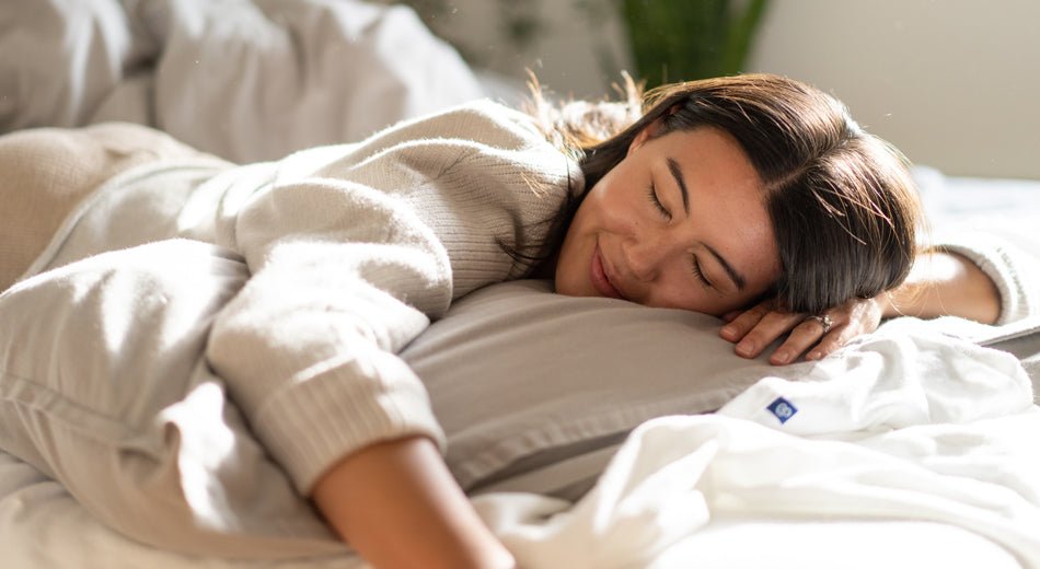 Woman napping