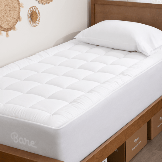 Protector vs Pad vs Topper Feel - Bare Home