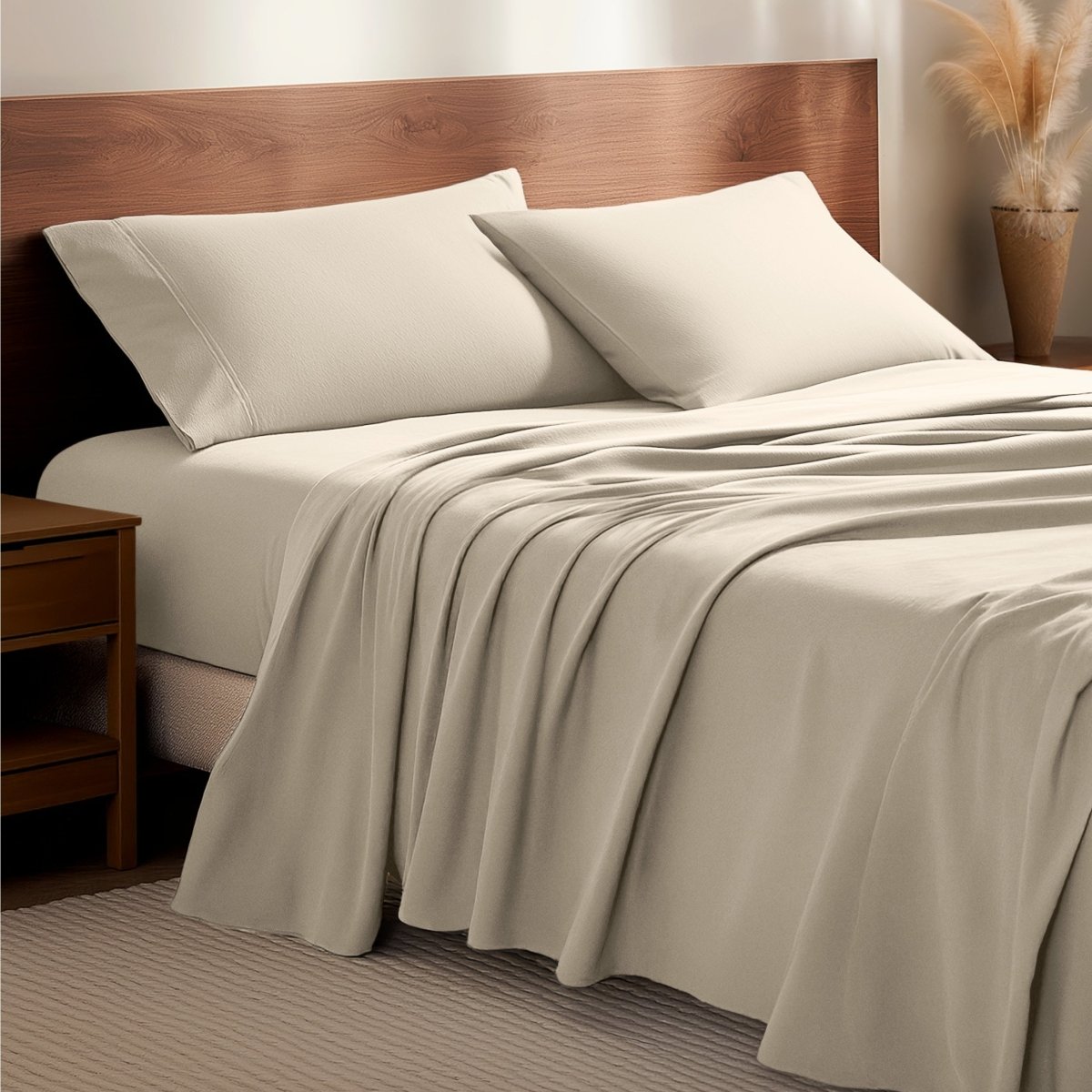 Flannel vs Jersey vs Microplush Sheets - Bare Home