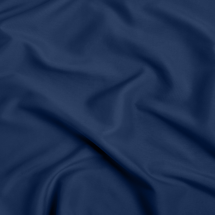 Closeup of dark navy Ultra Soft 22 Inch Pocket Fitted Sheet fabric texture