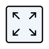 Icon - 4 way stretch logo