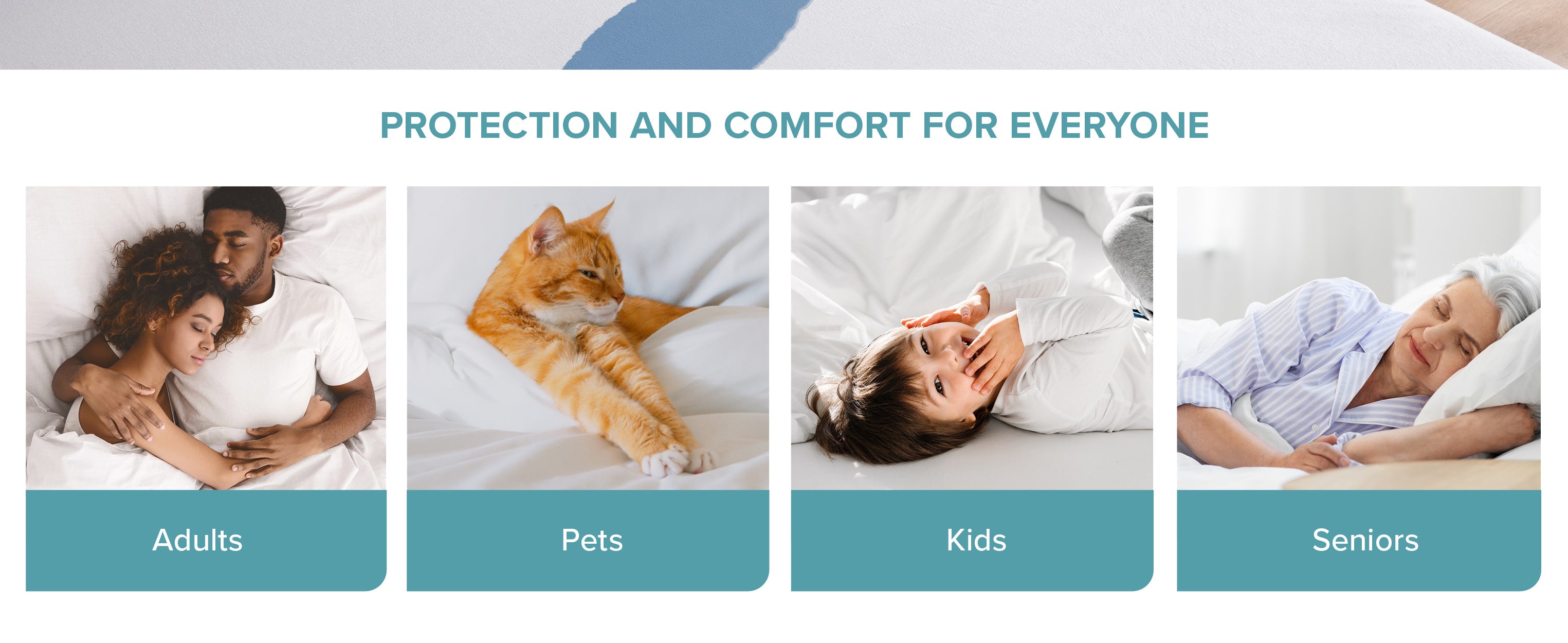 image showing protection form adults, pets, kids, and seniors