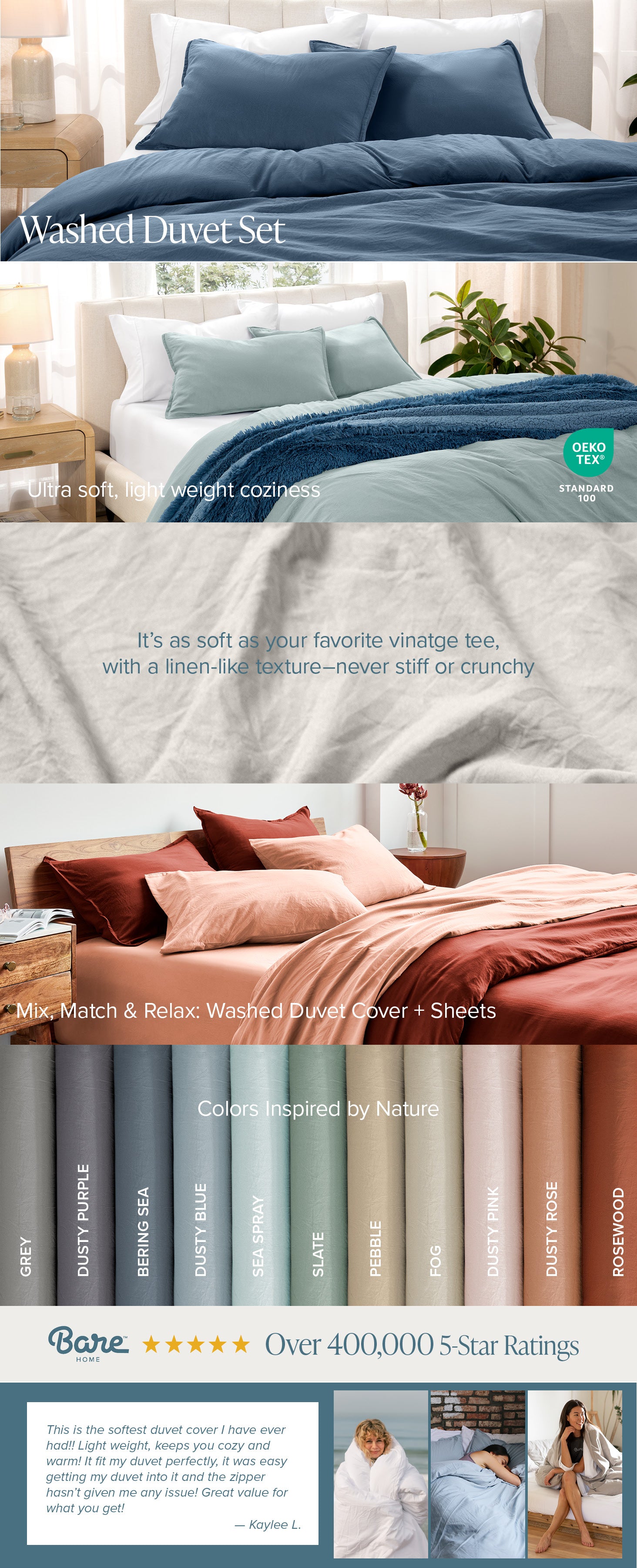 Washed Duvet Set EBC - Desktop