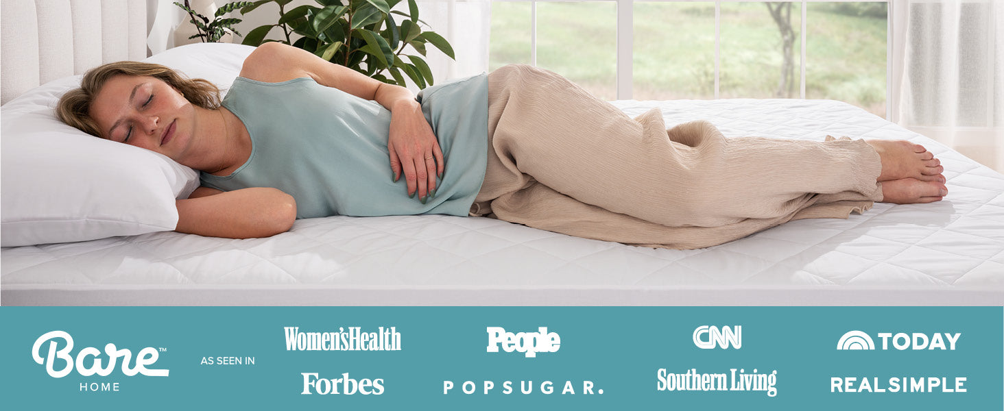 as seen in icons for Waterproof Mattress Pad 