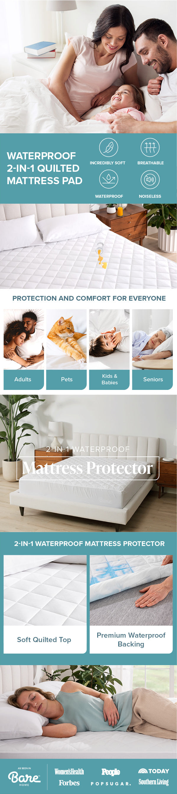 Waterproof Mattress Pad Mobile EBC