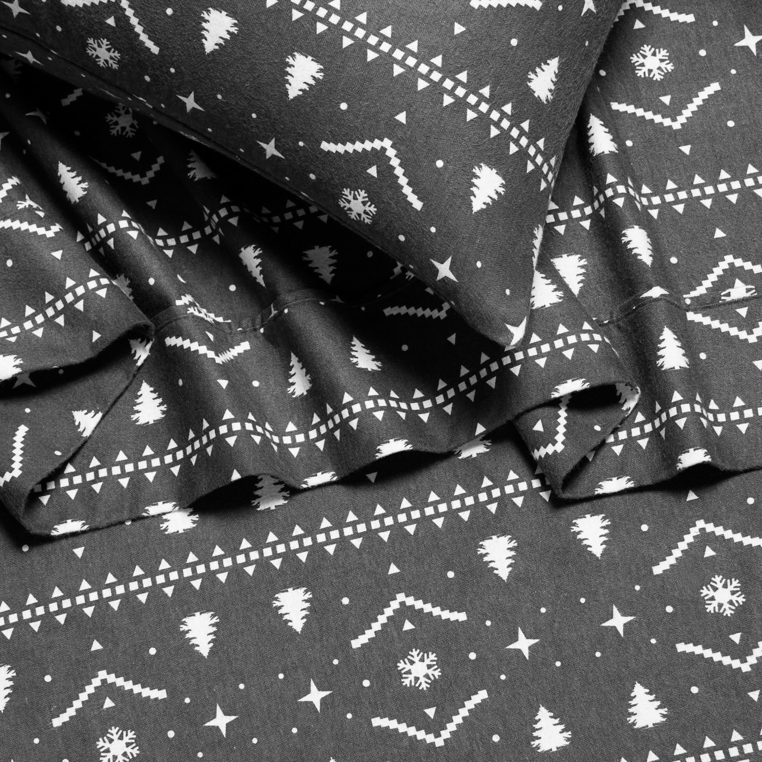 Print Flannel Sheet Set