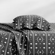 Print Flannel Sheet Set