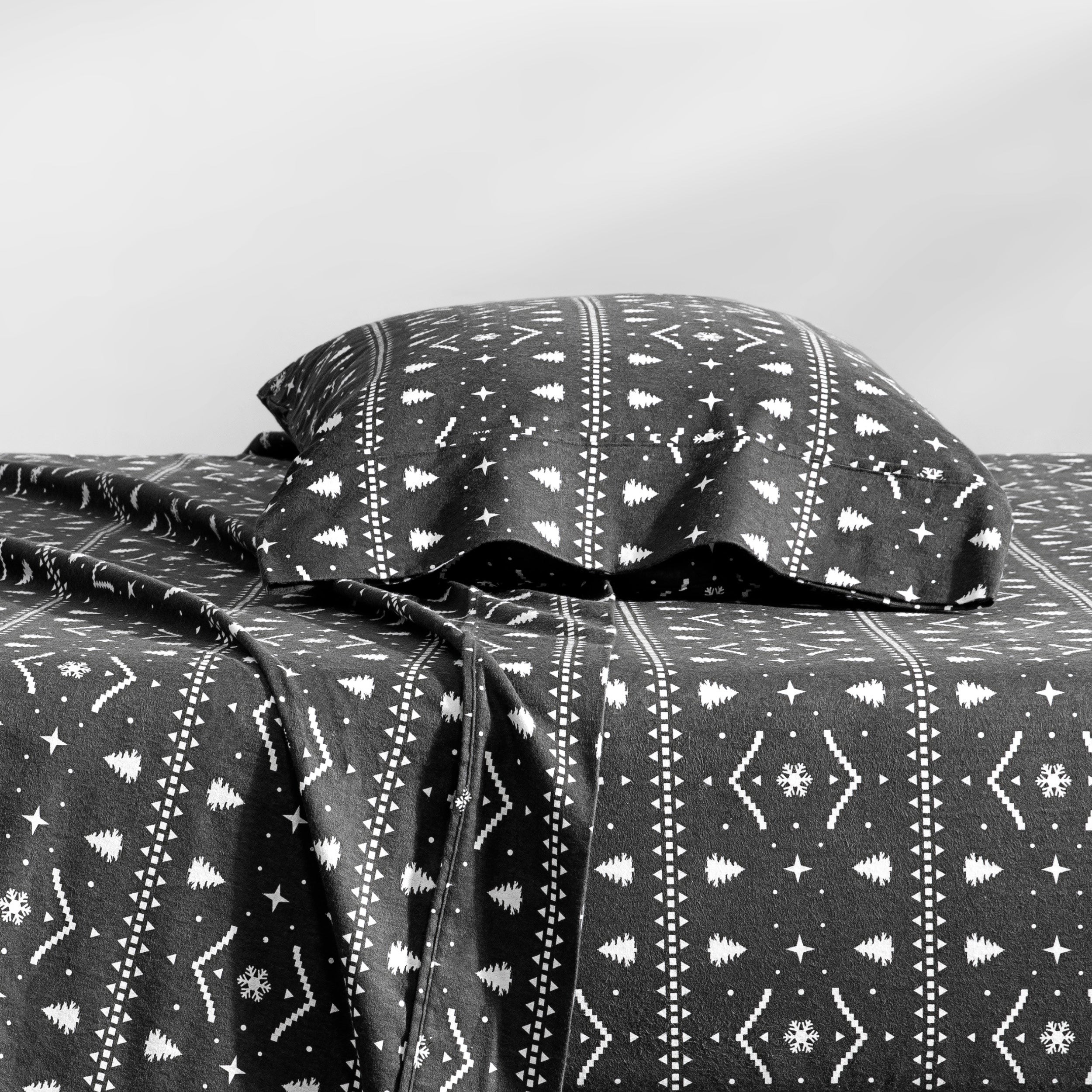 Print Flannel Sheet Set