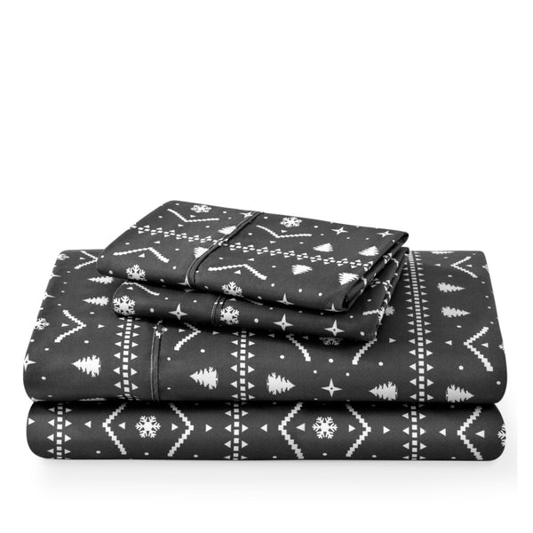 Printed sheets folded and stacked