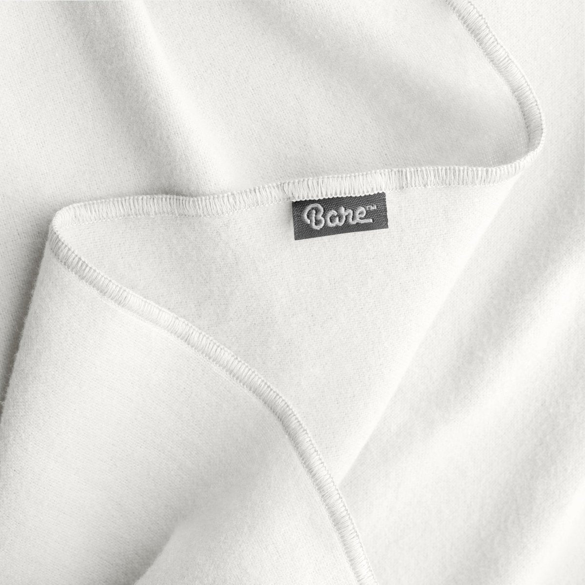 Close up of a flannel receiving blanket