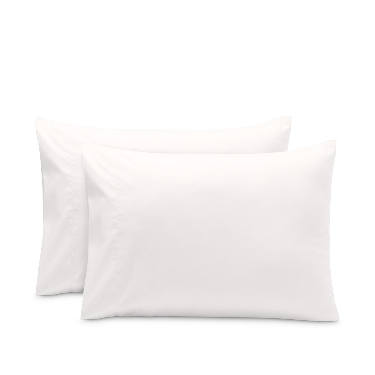 2 pillowcases on pillows