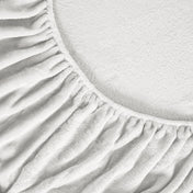Close-up of a fitted sheet