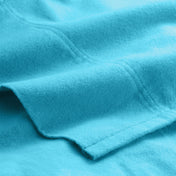 Close-up of the top of a flannel sheet