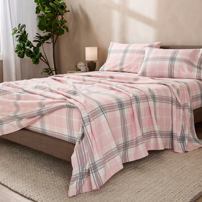 Print Flannel Sheet Set