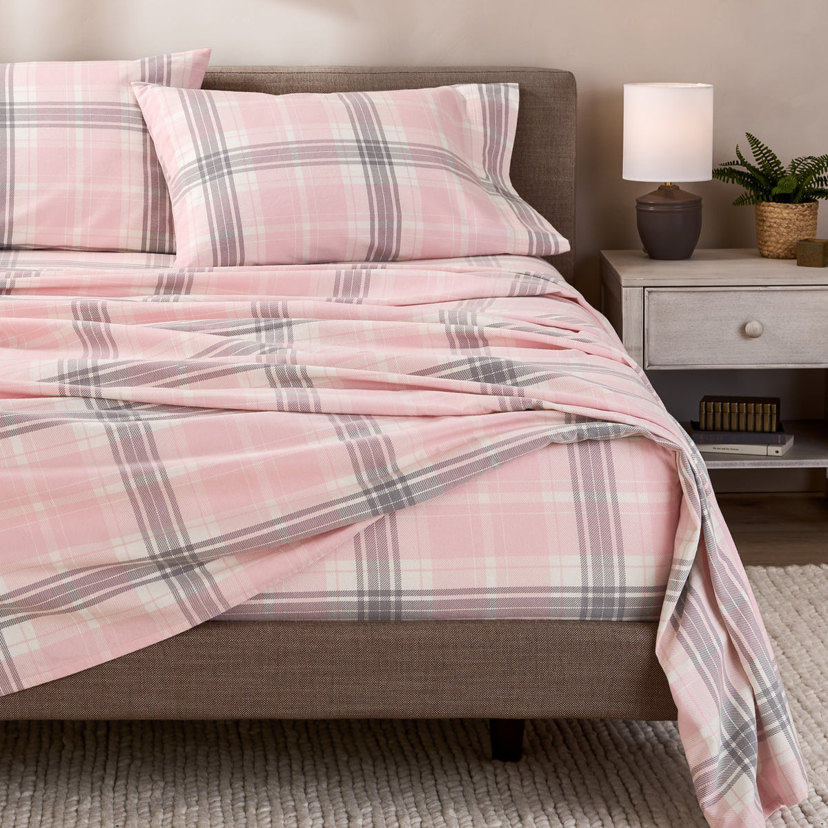 Print Flannel Sheet Set