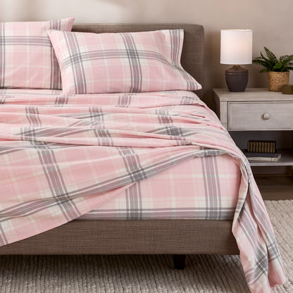 Print Flannel Sheet Set