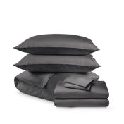 Bedding set including duvet set and sheet set on a white background