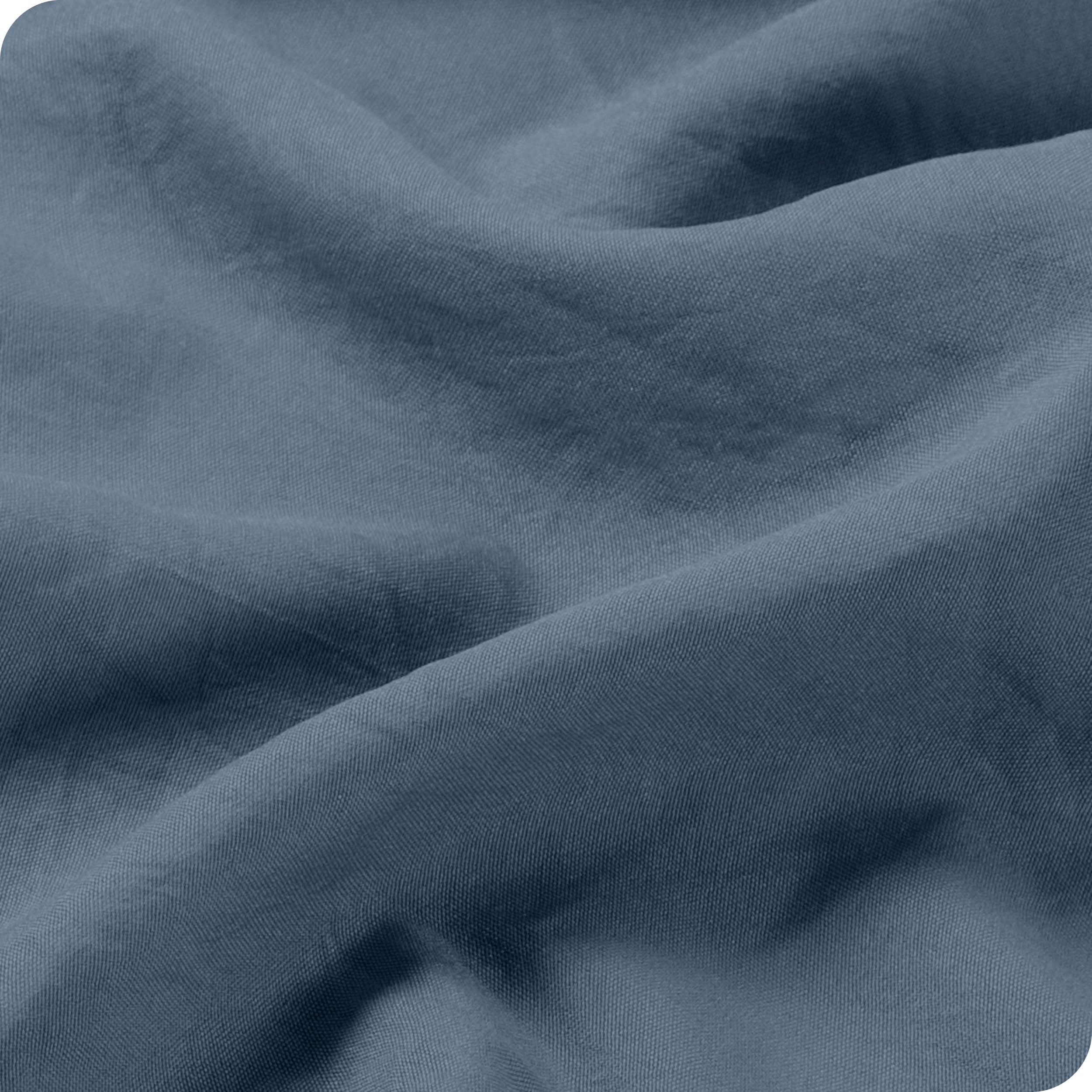 Close up of the washed microfiber sheet set fabric