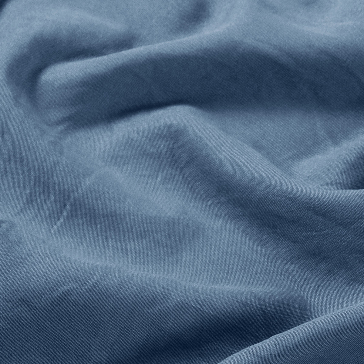 Close-up of washed fabric with visible texture
