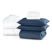 Percale bundle stacked to show what is included