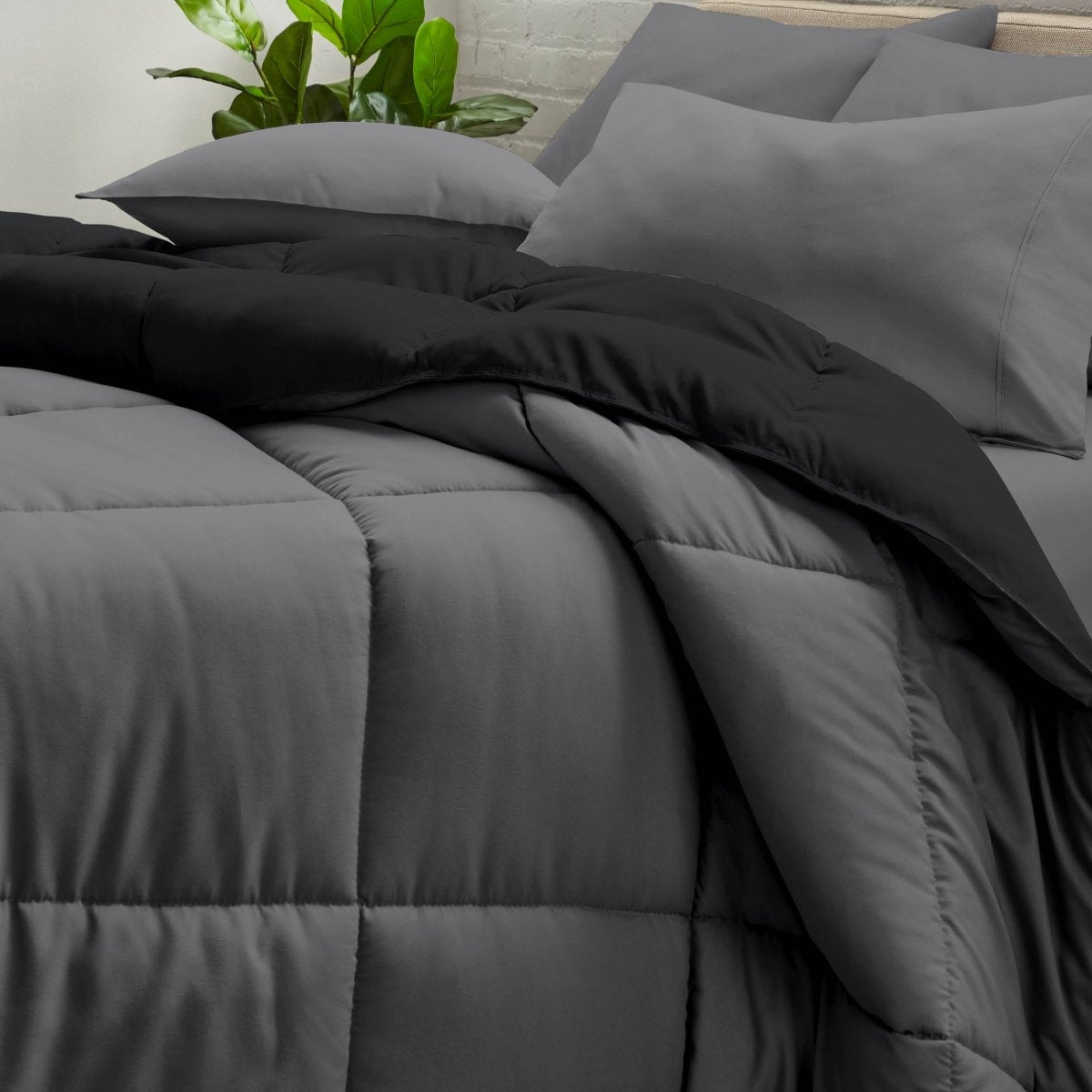 Ultra Soft Reversible Bed In A Bag - Bare Home - Bedding Bundle