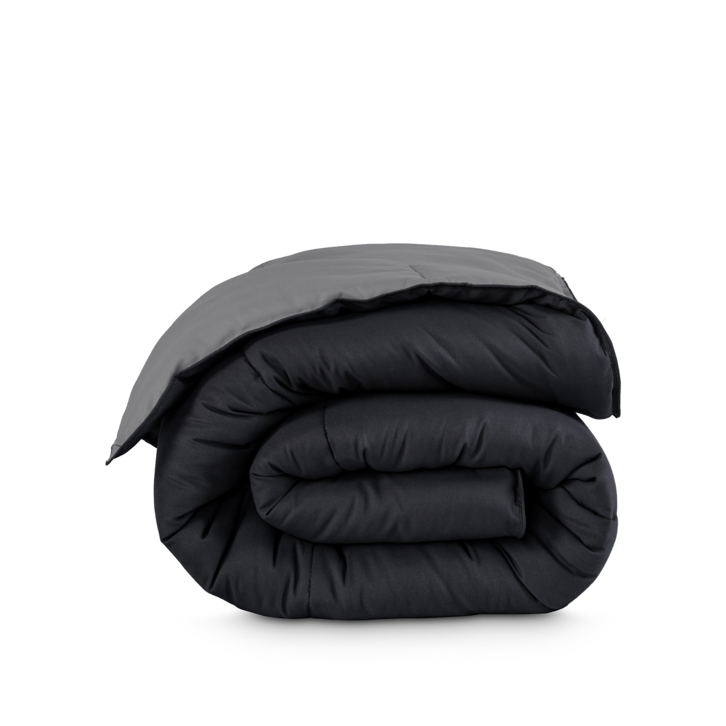 Reversible comforter folded