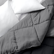 Comforter with a different color on each side