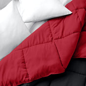 Comforter with a different color on each side