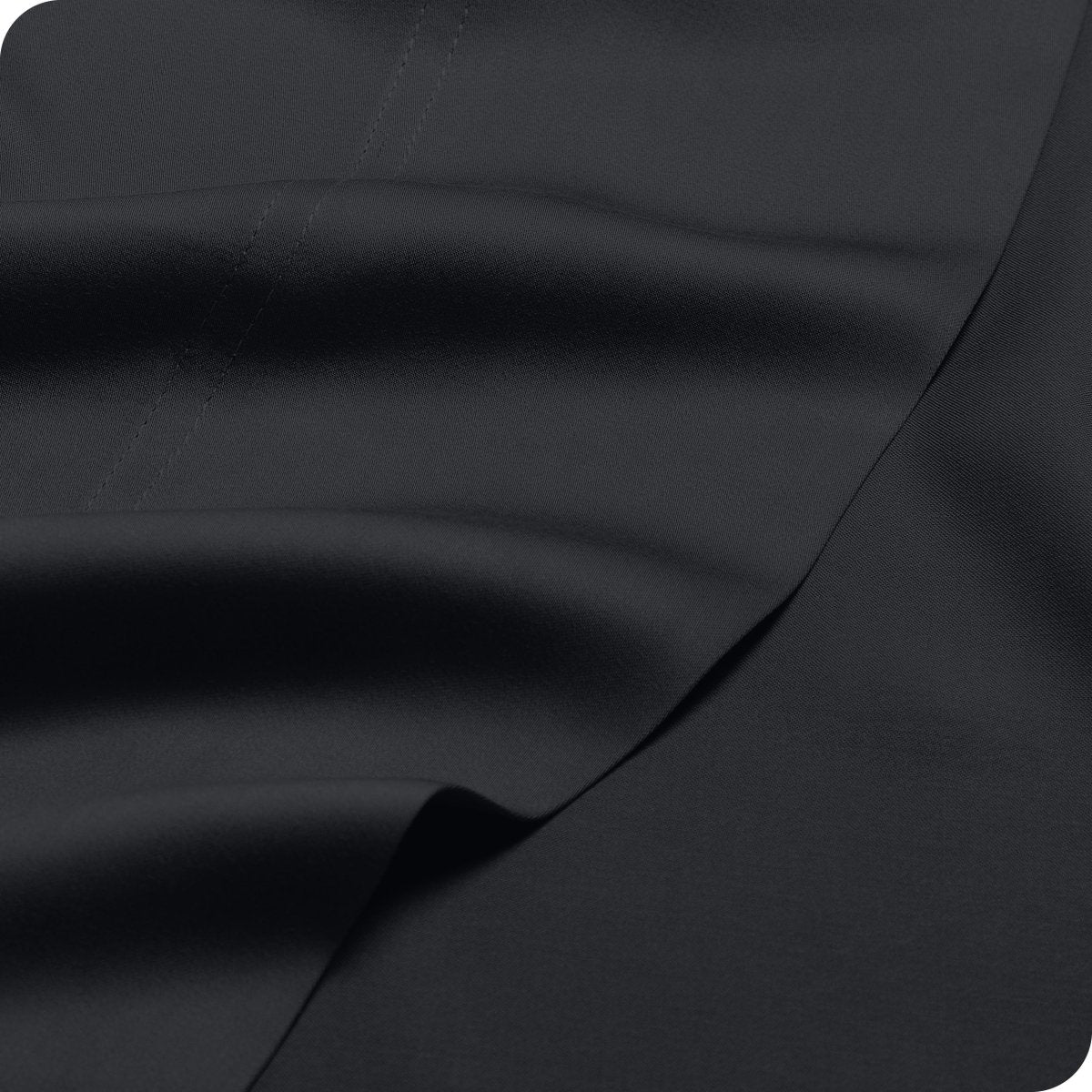 Detailed view of a bamboo sheet, highlighting its smooth surface and elegant design.