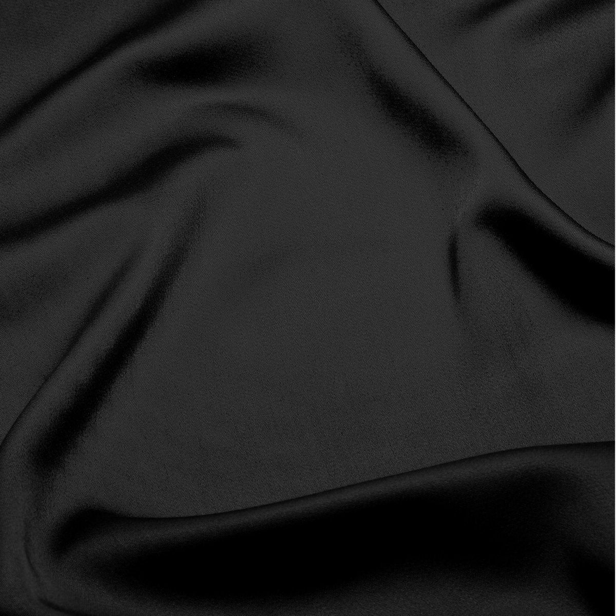 Close-up of black bamboo fabric