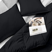 Down Alternative Box Stitch Comforter Set