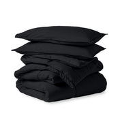 Comforter set folded and stacked