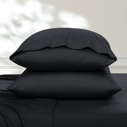 2 pillowcases on pillows