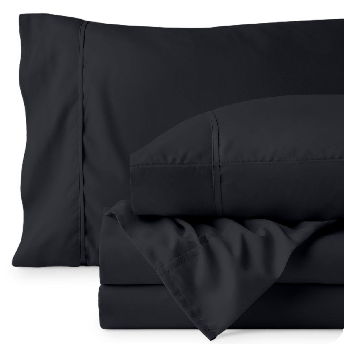 Microfiber sheets folded neatly