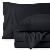 Microfiber sheets folded neatly