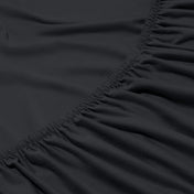 Close-up of a fitted sheet with elastic edge