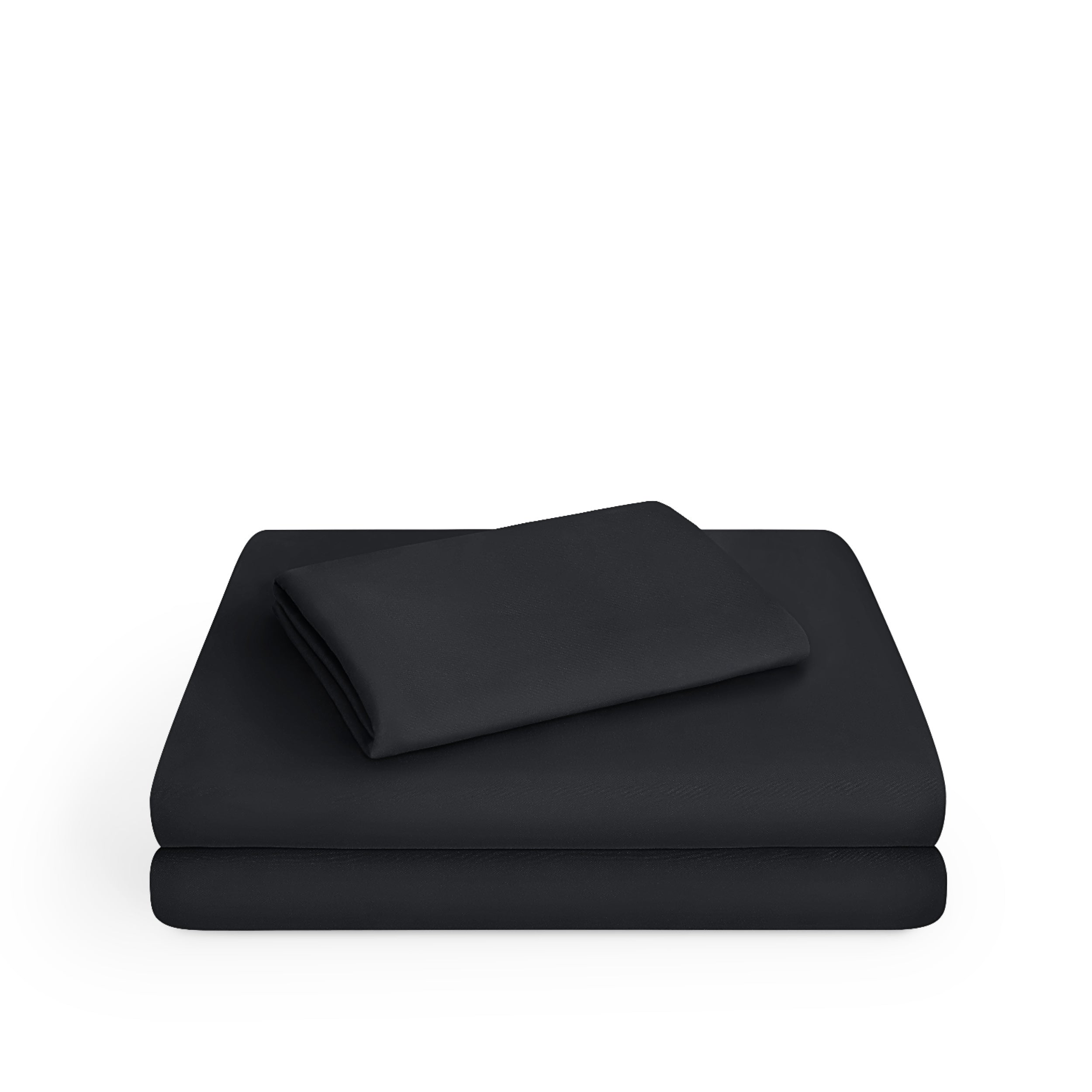 Microfiber stretch sheet set folded