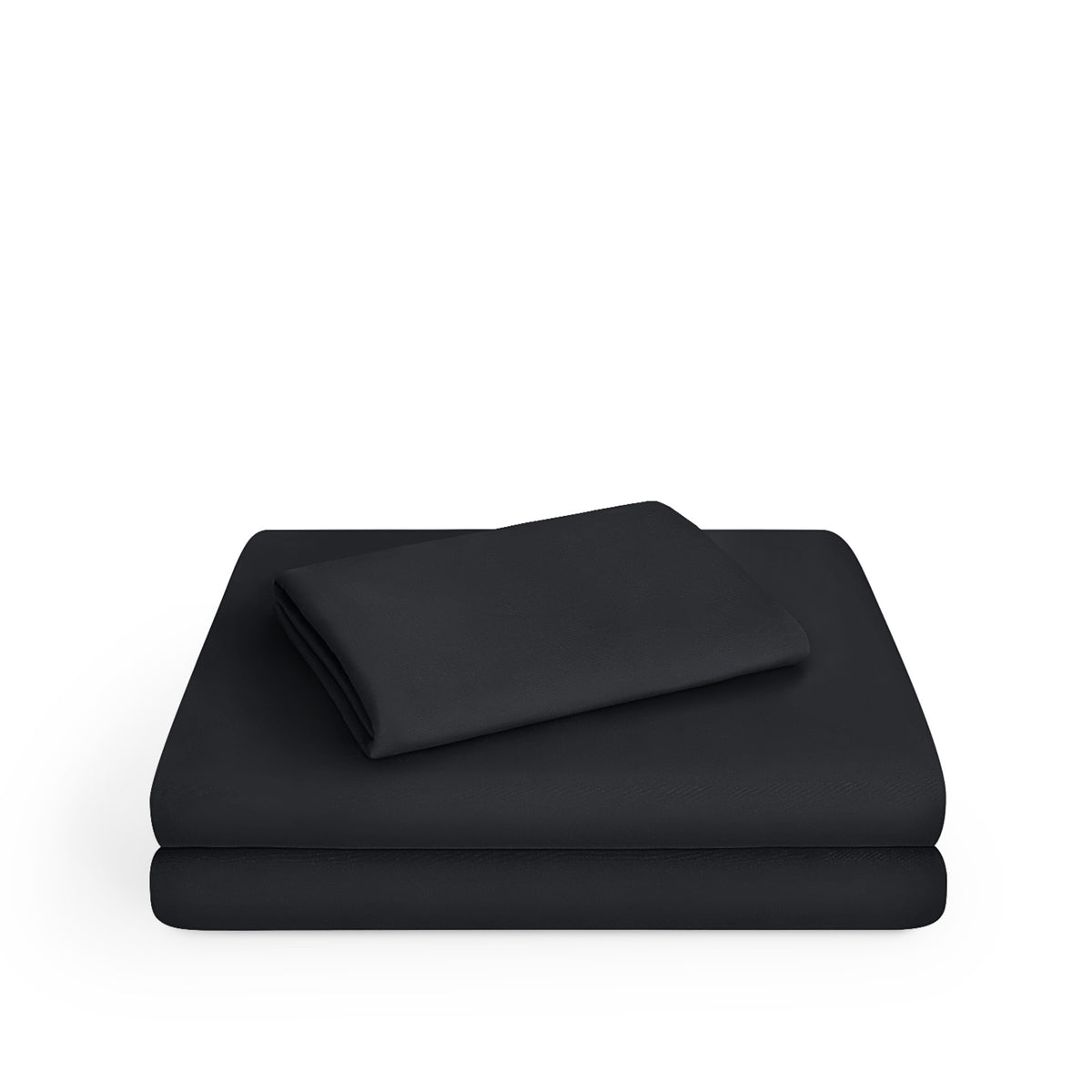 Microfiber stretch sheet set folded