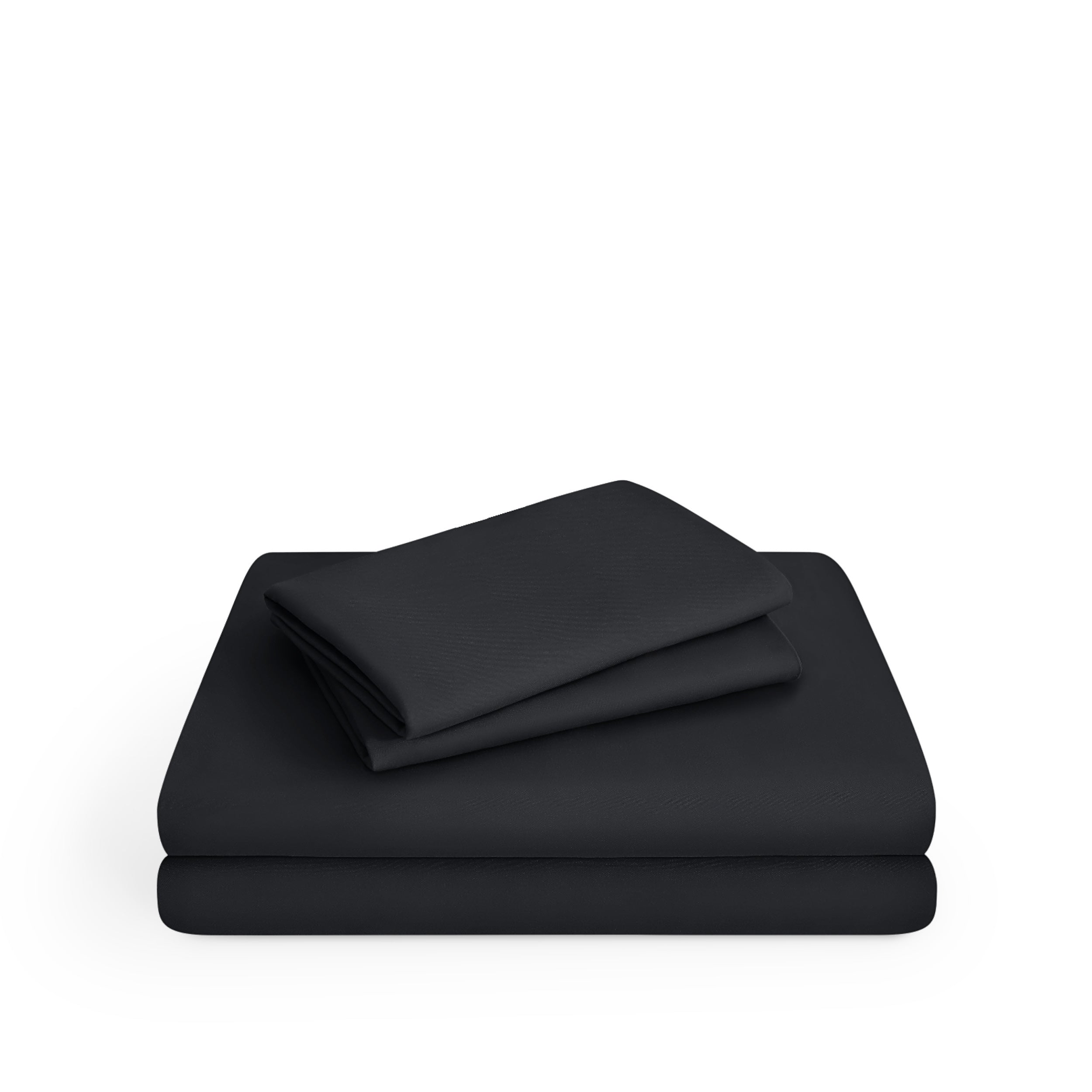 Microfiber stretch sheet set folded