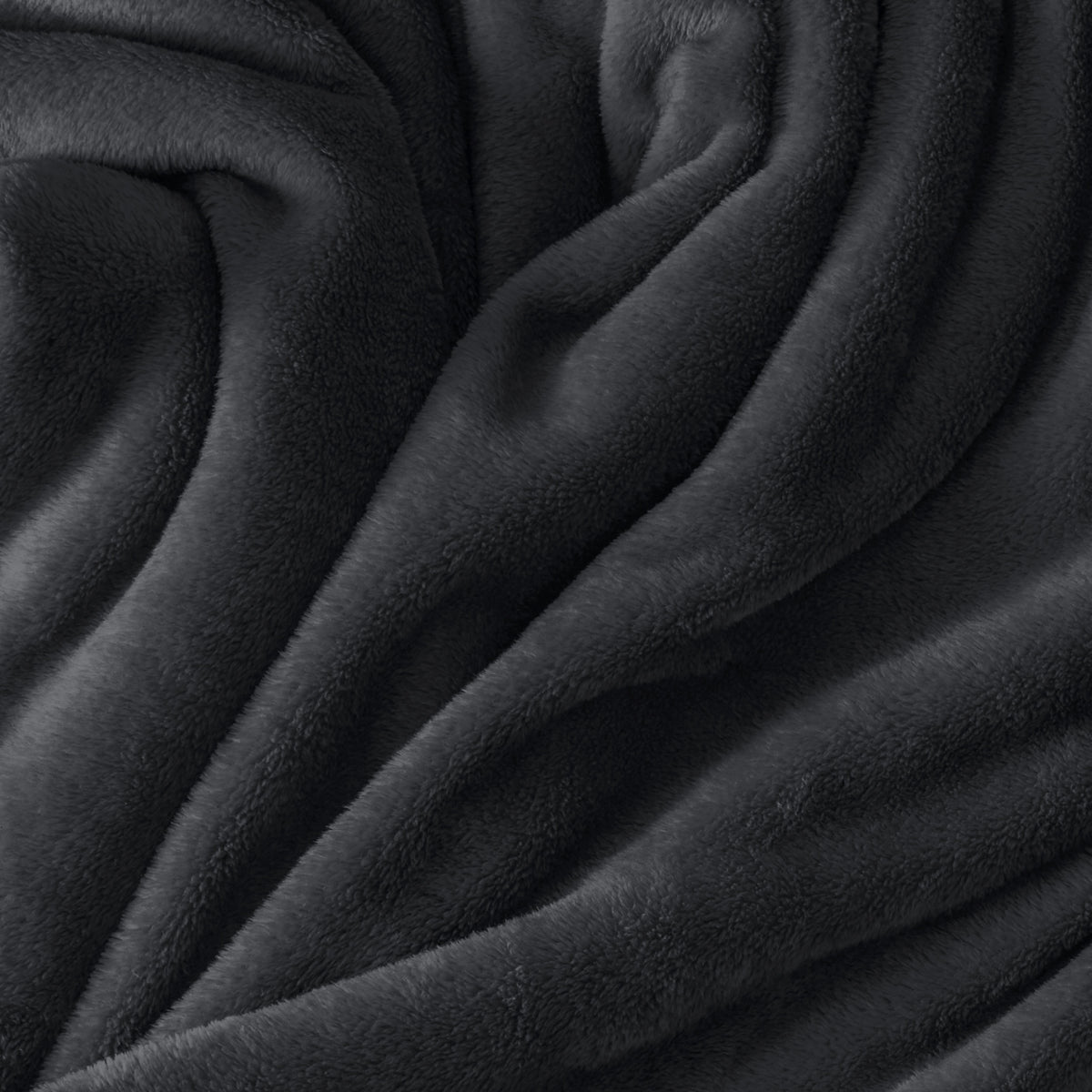 Close up of the soft textured microplush blanket