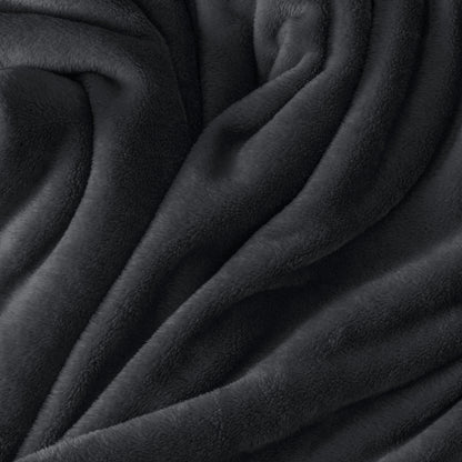 Close up of the soft textured microplush blanket