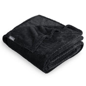 Textured blanket with a Bare Home label on a white background