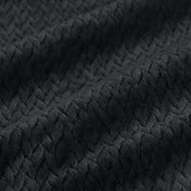 Close-up of chevron textured blanket